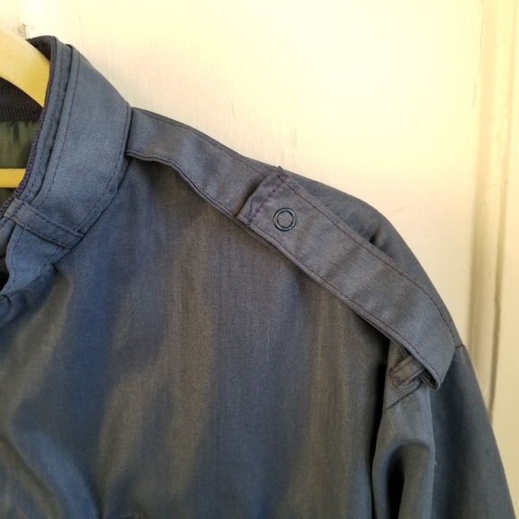 Vintage 80's King Louis ProFit Blue Zip Up Jacket, Sz L - Picture 7 of 11
